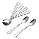 Kit 6x Colher p/ Sobremesa em Aço Inox Maciço