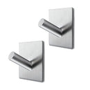 Kit 6x Gancho Autoadesivo Oval Em Aço Inox